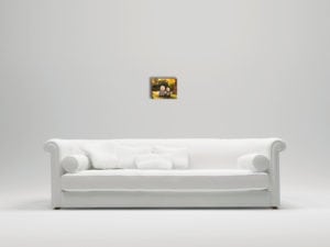 Wall photo display in 8x10 size.