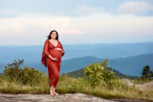 Maternity session in the mountains.
