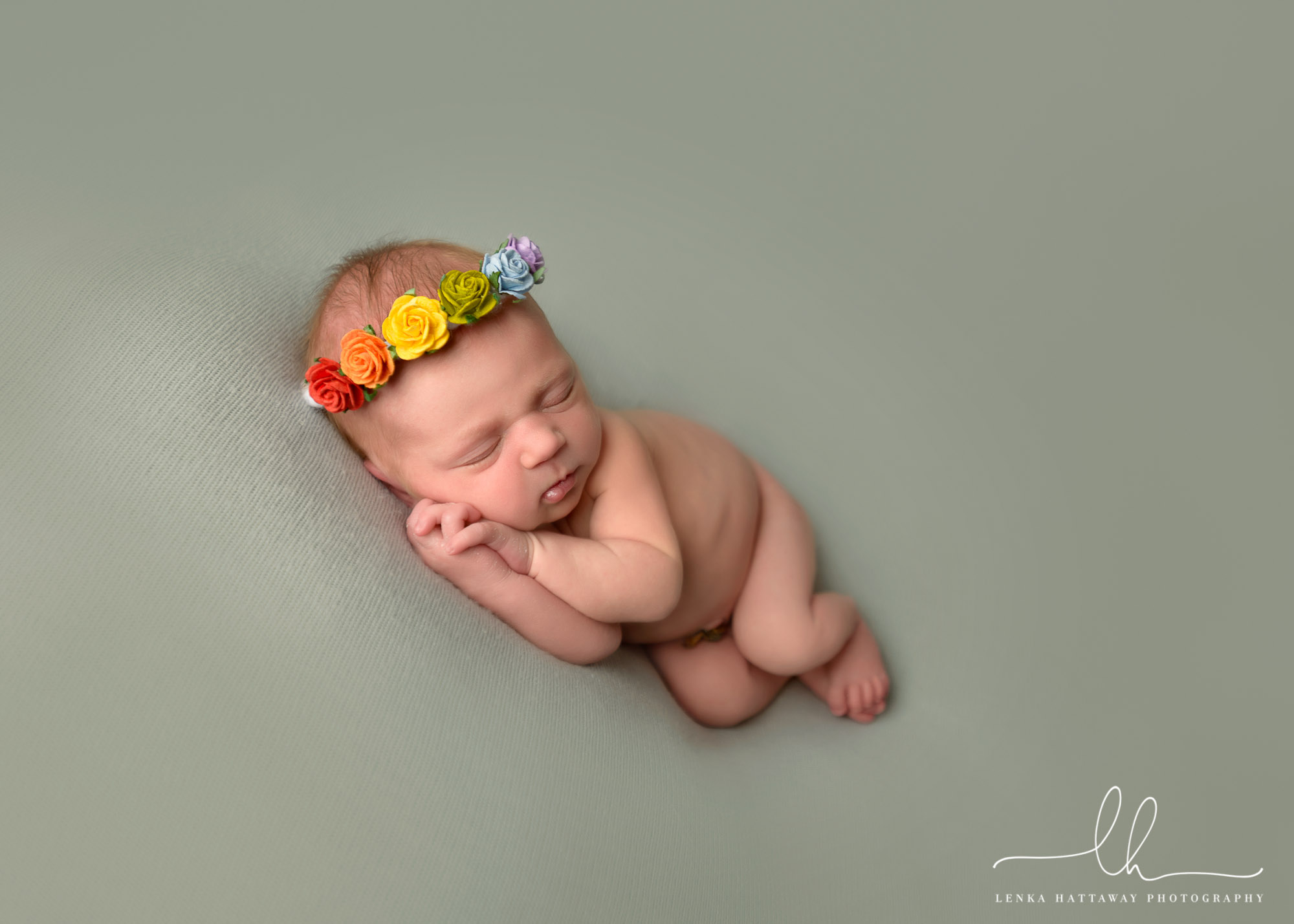 Sweet newborn photo by Asheville newborn photographer, Lenka Hattaway.