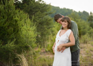 Couple photo from a maternity session.
