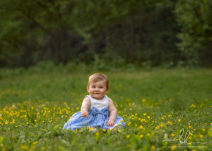 Sweet baby girl photos by Asheville family photographer, Lenka Hattaway.