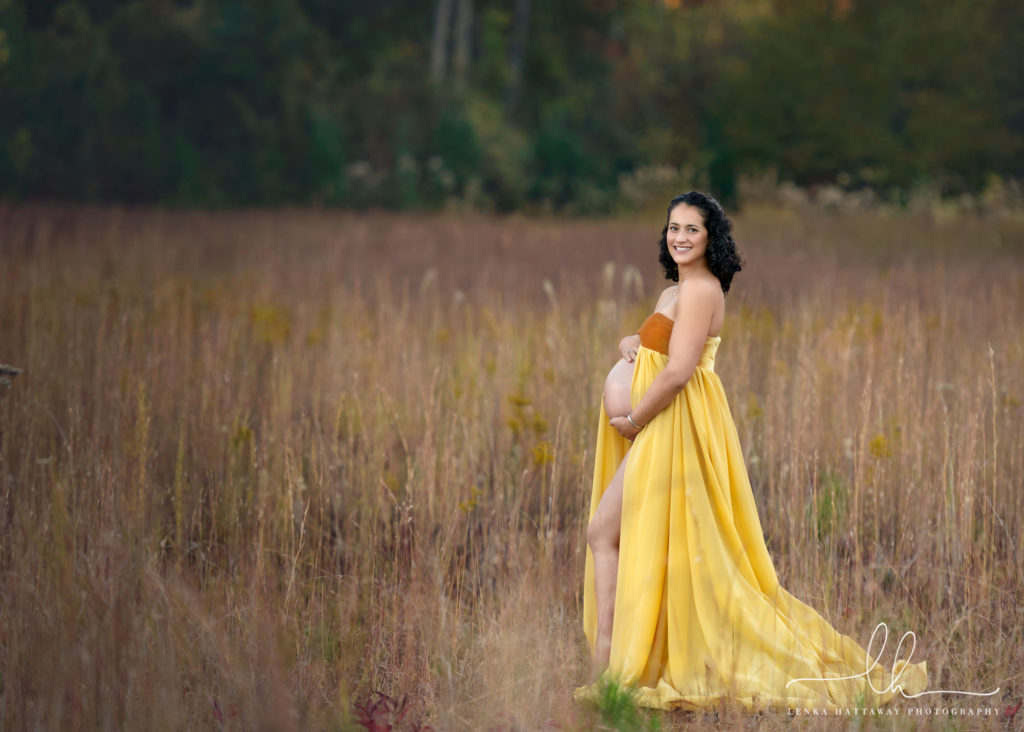 Maternity portrait by Asheville Maternity Photographer.