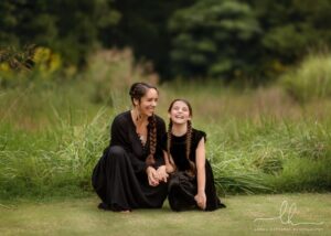 Photo of mother and daughter by Asheville Family Photographer, Lenka Hattaway.
