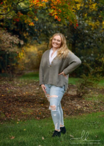 Senior photography of a smiling girl.