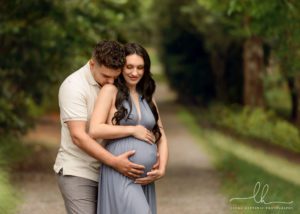 Couple maternity picture by Asheville Maternity Photographer.