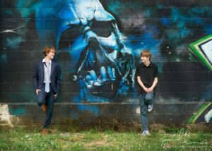 Brothers in the River Arts District.